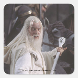 GANDALF™ Holds Staff Square Sticker