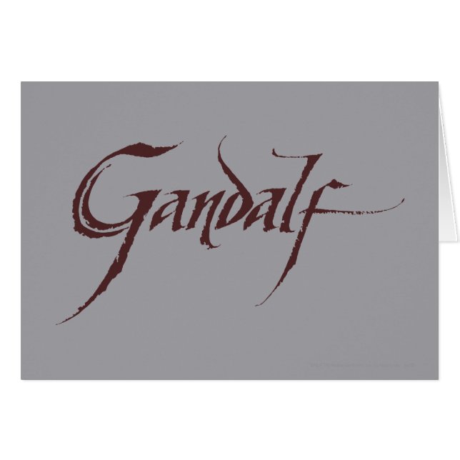 Gandalf Name Solid (Front Horizontal)