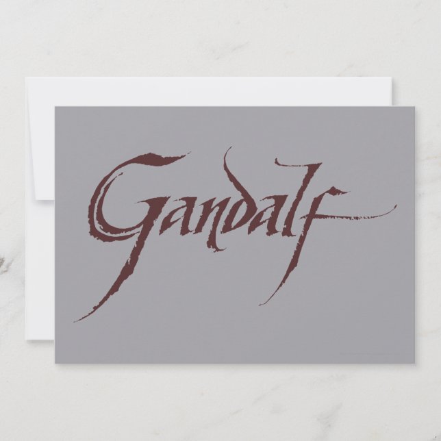 Gandalf Name Solid (Front)