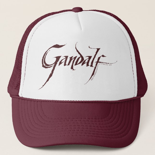 Gandalf Name Solid Trucker Hat (Front)