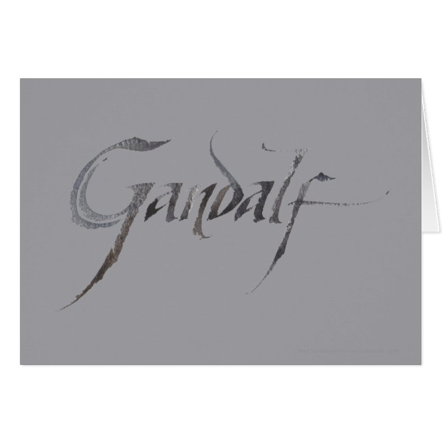 Gandalf Name Textured (Front Horizontal)