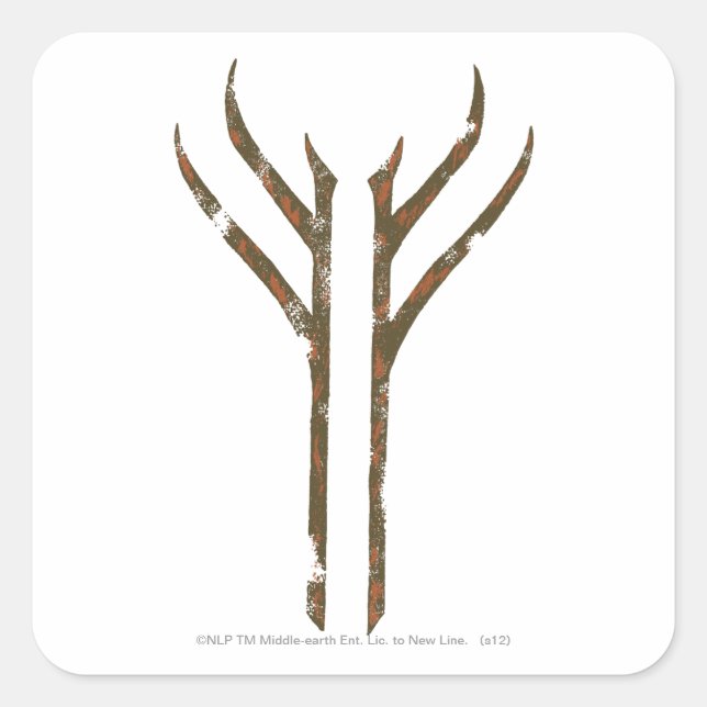 GANDALF™ Rune Square Sticker (Front)