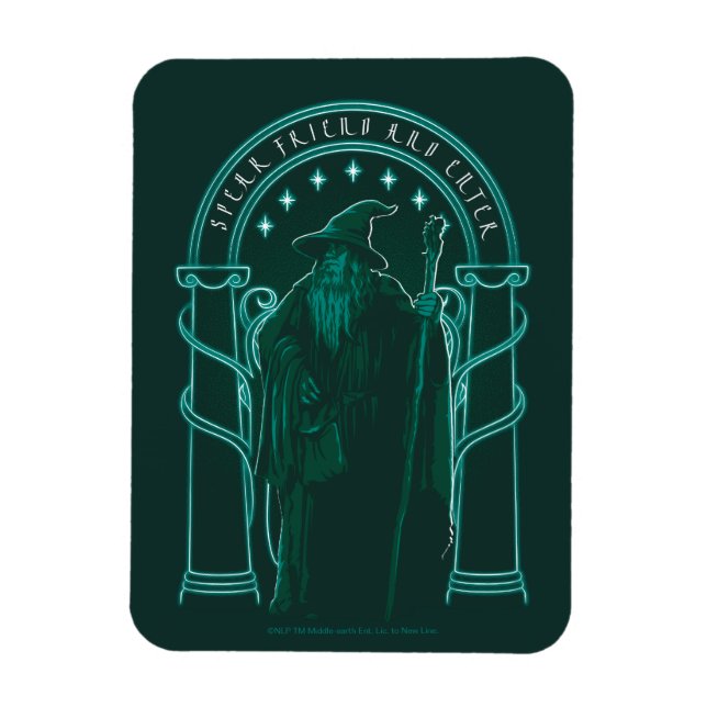 GANDALF™ "Speak Friend And Enter" Doors of Durin Magnet (Vertical)