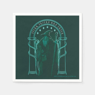 GANDALF™ "Speak Friend And Enter" Doors of Durin Napkin