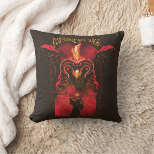 GANDALF™ Vs Balrog "You Shall Not Pass" Graphic Cushion