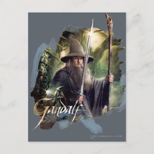 Gandalf With Staff And Sword Postcard