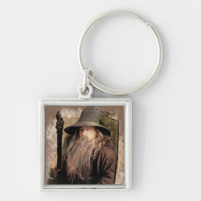 Gandalf With Staff Key Ring (Front)