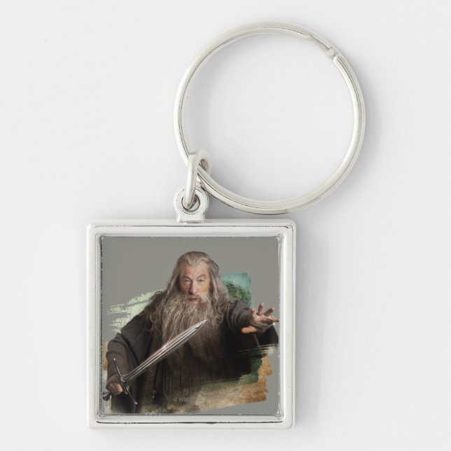 Gandalf With Sword Key Ring (Front)