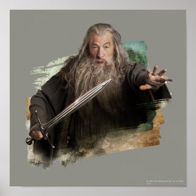 Gandalf With Sword Poster (Front)
