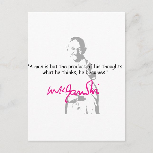 gandhi 2 postcard (Front)