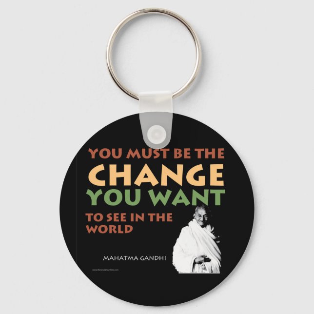 Gandhi Keychain (Front)