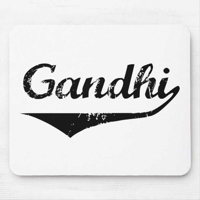 Gandhi Mouse Mat (Front)