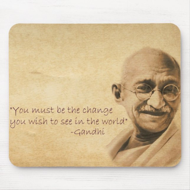Gandhi Mousepad (Front)