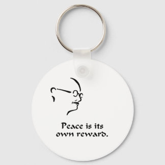 Gandhi Peace Key Ring