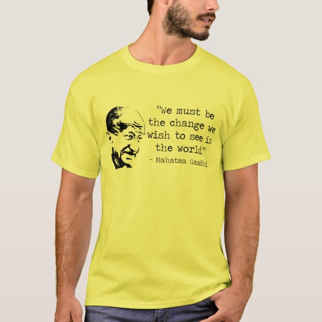 Gandhi Peace Shirt (Front)
