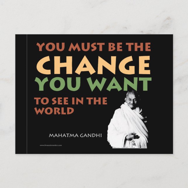 Gandhi Post Card (Front)