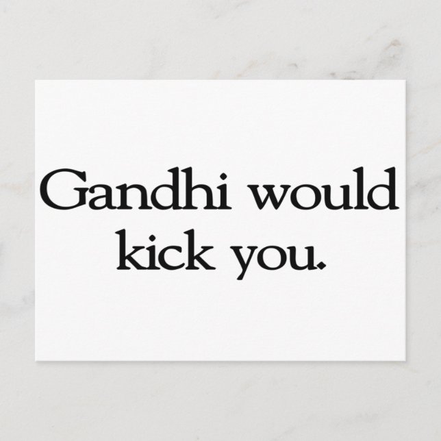 Gandhi Postcard (Front)