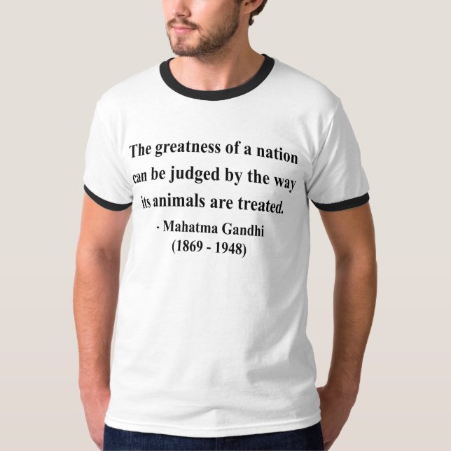 Gandhi Quote 2a T-Shirt (Front)