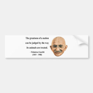 Gandhi Quote 2b Bumper Sticker