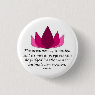 Gandhi Quote 3 Cm Round Badge