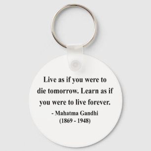 Gandhi Quote 4a Key Ring