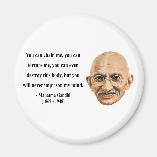 Gandhi Quote 7b Magnet (Front)