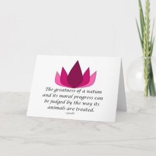 Gandhi Quote Card