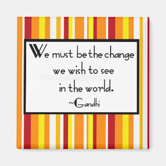 Gandhi Quote Magnet