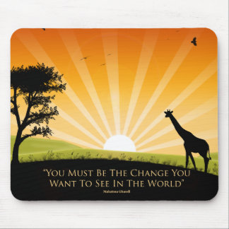 Gandhi Quote Mouse Mat