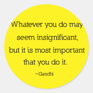 Gandhi Quote Stickers