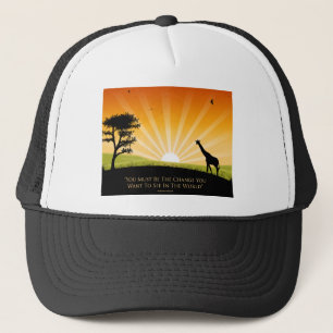 Gandhi Quote Trucker Hat