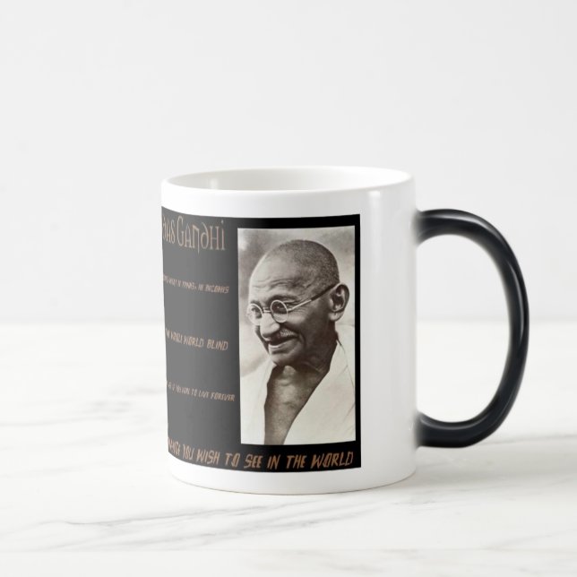 Gandhi Quotes Magic Mug (Right)