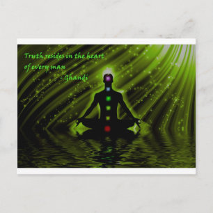 Gandhi's Wisdom Postcard
