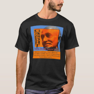Gandi's Seven Deadly Social Sins T-Shirt