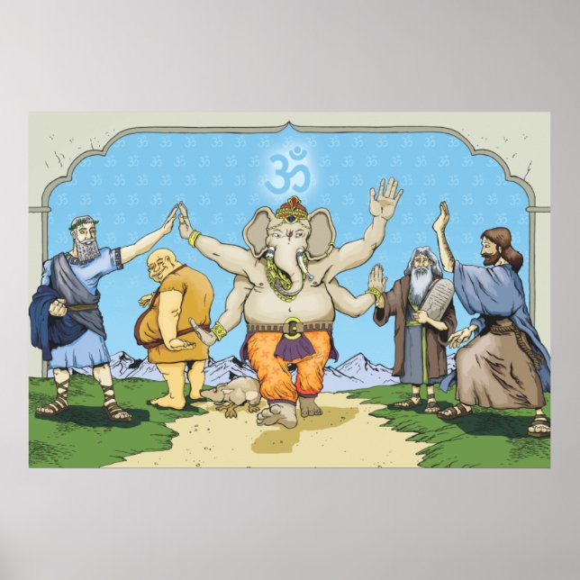 GANESH AND FRIENDS POSTER (Front)