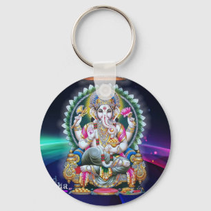 Ganesh Aura Key Ring