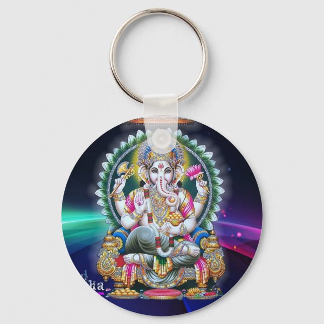 Ganesh Aura Key Ring (Front)