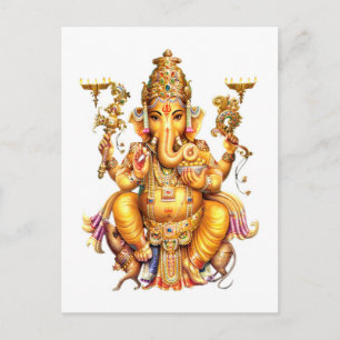 GANESH AURA POSTCARD