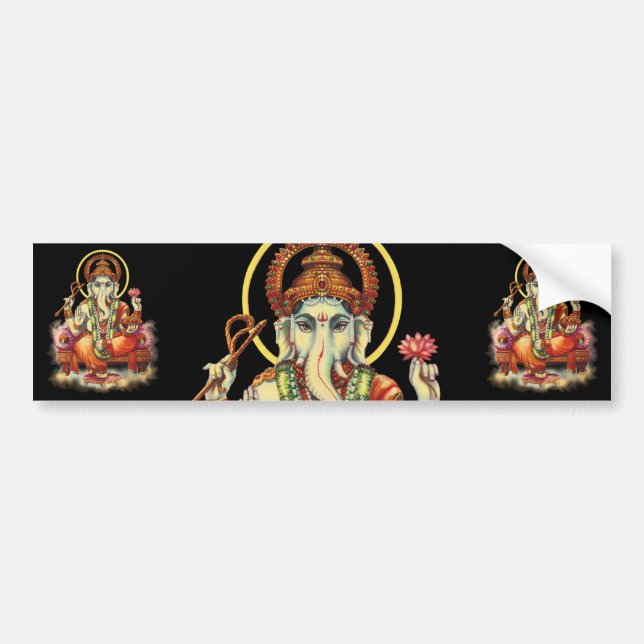 Ganesh Bumper Sticker (Front)