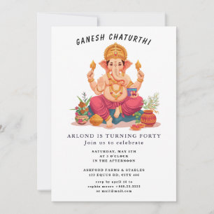 ganesh chaturthi Birthday Invitation