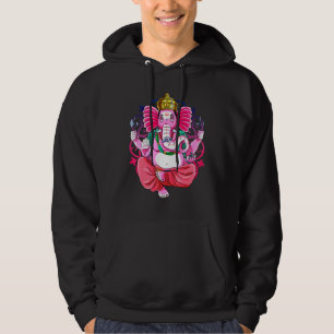 Ganesh Chaturthi Day Ganpati Deity Hoodie