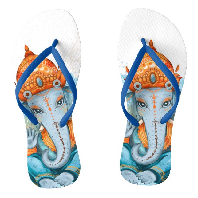 Ganesh Chaturthi Flip Flops (Footbed)