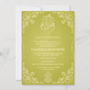 Ganesh Chaturthi Puja Invitation