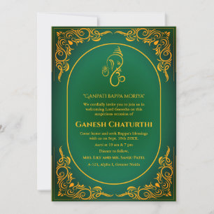 Ganesh Chaturthi Puja Invitation