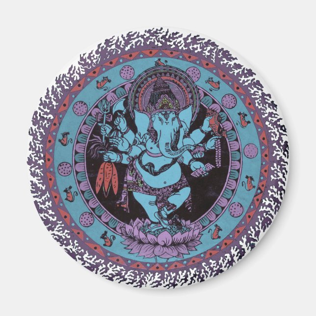 Ganesh Dancer Magnet (Front)