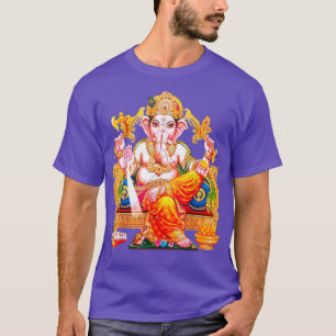 Ganesh Elephant Hindu God Ganesha Yoga Spiritual M T-Shirt