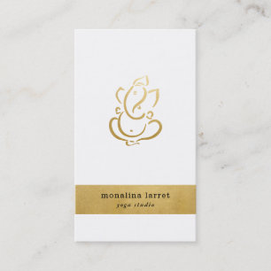 Ganesh   Ganapati Indian God Yoga Studio Business Card