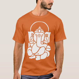 Ganesh Ganesa Ganapati Elephant 3 white T-Shirt