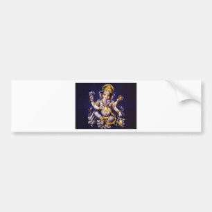 Ganesh Ganesha Hindu India Asian Elephant Deity Bumper Sticker