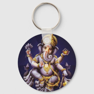 Ganesh Ganesha Hindu India Asian Elephant Deity Key Ring